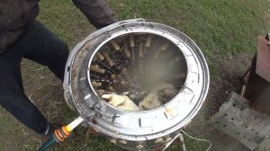 Перосъёмная машинка своими руками в работе