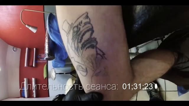 Удаление татуировки лазером в студии Art of Pain смотреть онлайн
