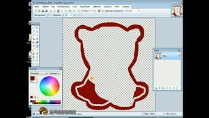 Paint.net:Как сделать обводку для картинки
