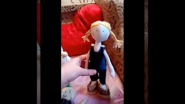 Обзор новогодних подарков. Шитьё кукол смотреть онлайн