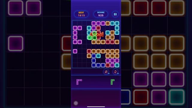 Glow Block Puzzle?Glow Themed Classic Block Puzzle #23 - Gameplay Walkthrough (iOS, Android)