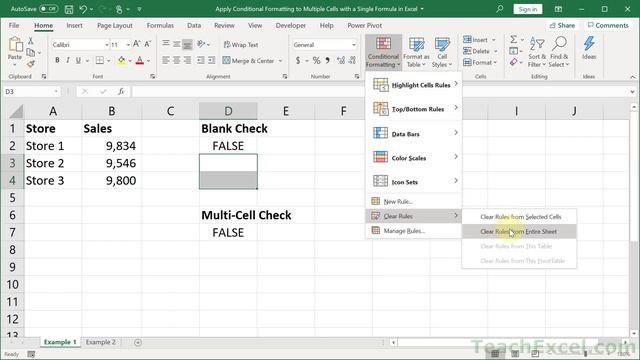 Apply Conditional Formatting to Multiple Cells with a Single Formula in Excel смотреть онлайн