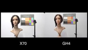 Sony PXW X70 vs Panasonic GH4 Quick Gain / Noise Review