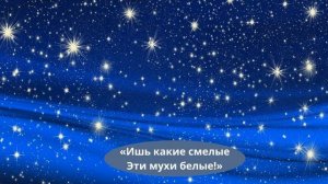 На что похожи снежинки.