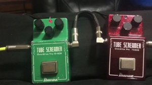 Original Ibanez TS-808 v 40th Anniversary Ibanez TS808