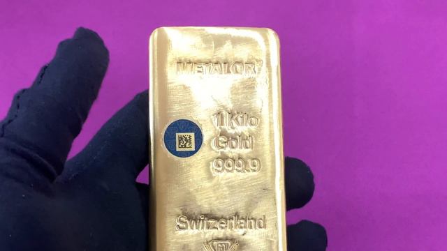 Metalor 1 kg Gold Bar смотреть онлайн