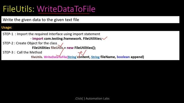 Automation utility to read and write data from files using Java смотреть онлайн