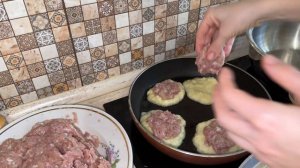 Белорусские колдуны. Вкусное блюдо из фарша и картошки.
