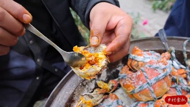 Волосатые крабы на пору с солью | Дядя сельский гурман