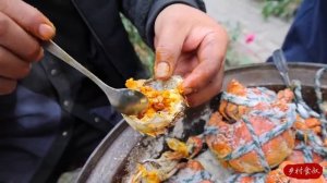Волосатые крабы на пору с солью | Дядя сельский гурман