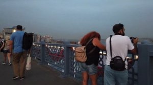 ISTANBUL Walking Tour  Galata Bridge СТАМБУЛ Галатский мост Galata Köprüsü