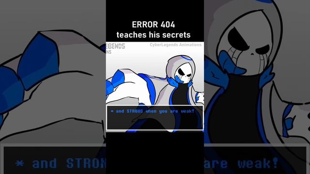 ERROR 404 Sans teaches his SECRETS! (Undertale Animation)