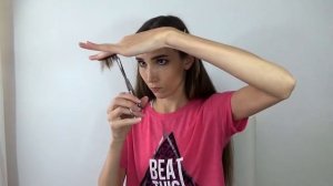 Длинная челка САМОСТОЯТЕЛЬНО: стрижка и укладка 2 способами