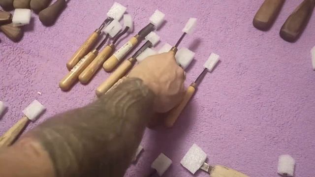 Мои стамески, резаки, резцы, ножи для резьбы по дереву смотреть онлайн