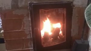 Стеклянная дверка для печки