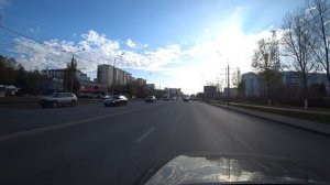 Въезд в Самару через п Волжский, Поездка по Самаре 17.10. 2019