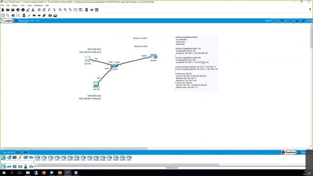 Demo Route on a stick DHCP смотреть онлайн