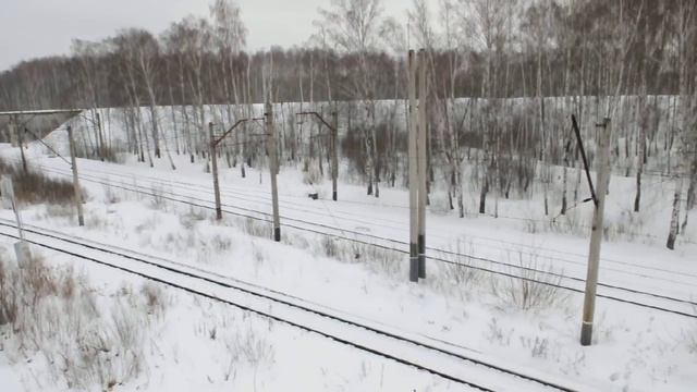 Обзорная панорама жд-развязки около ст.Орловка смотреть онлайн