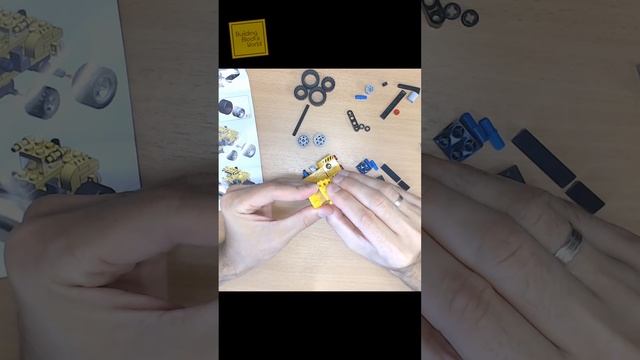 Сборка конструктора "BONDIBON" серия "Стройка" (3652) #shorts #constructor #конструктор