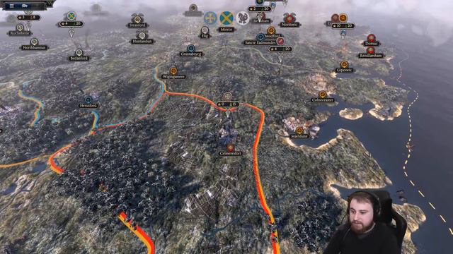 VIKING INVASION! Total War Saga: Thrones of Britannia - West Seaxe Campaign #3 смотреть онлайн
