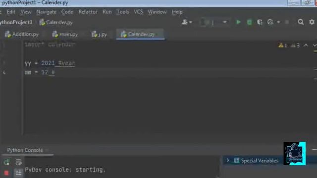 Making Calendar ?using Python and with using Pycharm #calendar #python #pycharm смотреть онлайн