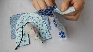 Как сшить тапочки пинетки из ткани для ребенка , куклы. baby booties, dolls