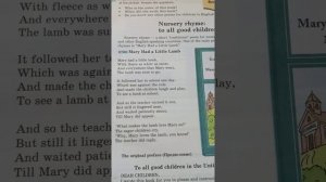 Читать стих на английском mary had a little