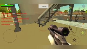 Как играть В батл рояль пвп и тим для нубиков в игре чикен ган(Chicken Gun)