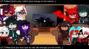 |Skibidi Toilet React to Ep 70 part 1|Gacha|My Au|English/portugues|