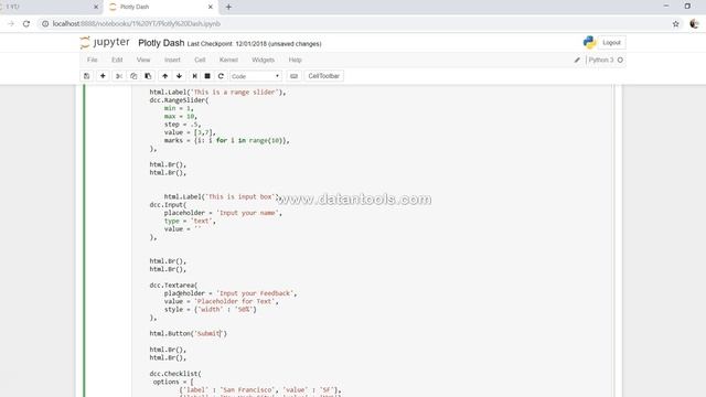 How to create Button in Plotly Dash | Plotly Dash Tutorial Part -17