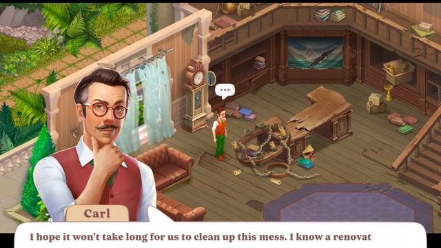 MANOR MATTERS (Playrix) - Gameplay Walkthrough Part 1 iOS - Study Room Day 1 смотреть онлайн