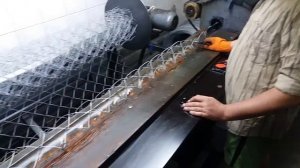 Работа ручного станка Сетка-рабица