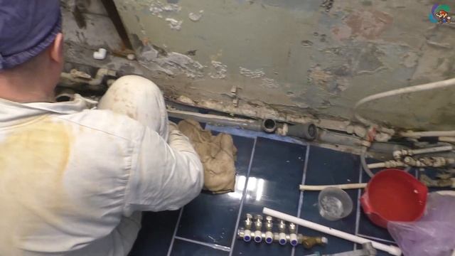 Сложная сварка трубопровода из полипропиленовых труб смотреть онлайн