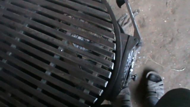 Круглая решетка для гриля своими руками / Round grill do-it-yourself grill смотреть онлайн
