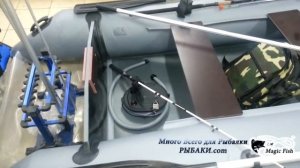 Лодка надувная под мотор Гелиос 31М + Саратов
