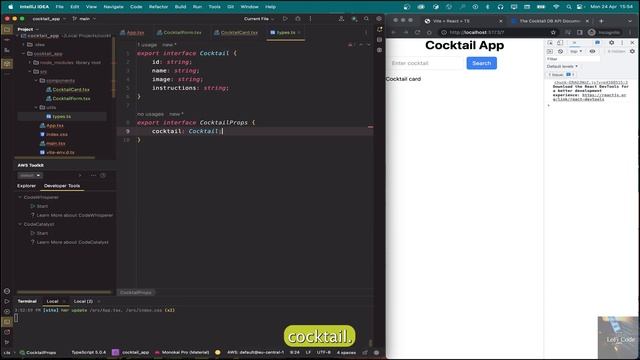 Mix it Up: Building a Cocktail App with Vite + React + TypeScript + Tailwindcss