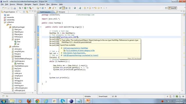 27.Java collections MAP  (Hash map and Tree map )with example in Tamil