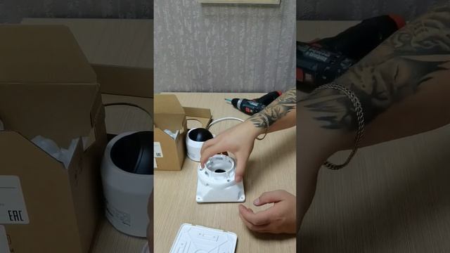 Установка купольной камеры на коробку