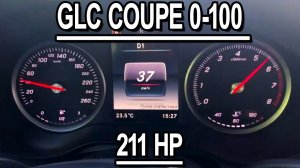 Mercedes Benz GLC Coupe 250 0-100 acceleration