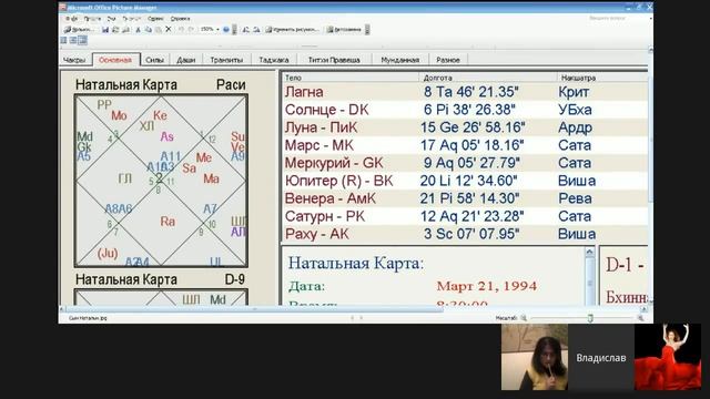 Джйотиш-тренинг. Практика. Первый дом. Аштакаварга, Луна. Арудха лагна. смотреть онлайн