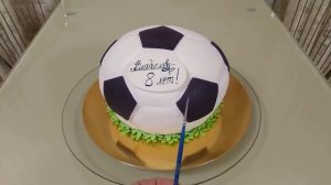 Торт футбольный мяч.