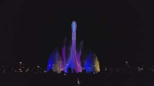 Поющий фонтан Сочи Олимпийский парк Чаша Олимпийского огня