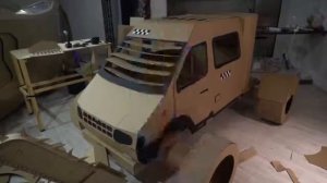 СДЕЛАЛ АДСКУЮ МАШИНУ ИЗ КАРТОНА