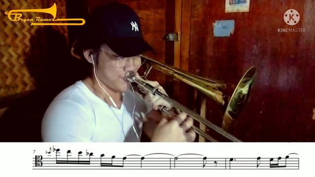 Ravel's Bolero Trombone solo orchestral excerpts, Play along Sheet Music. смотреть онлайн