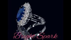 Исключительная реплика кольца принцессы Дианы с сапфиром 10 карат от Bright Spark