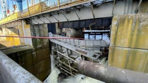 Новая Каховка, состояние ГЭС и набережной