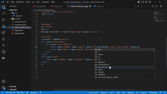 User Login and Registration with Email Verification with PHP & MySQL | Speed Code