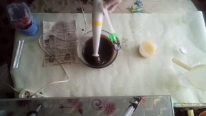 Мыло дегтярное с нуля со свиным жиром. Tar soap from scratch with pork fat
