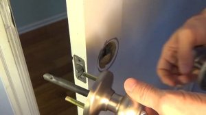 How to Install a Bedroom/Bathroom Privacy Door Lock