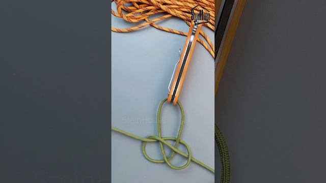 Простой темляк из паракорда - Змейка, Snake Knot